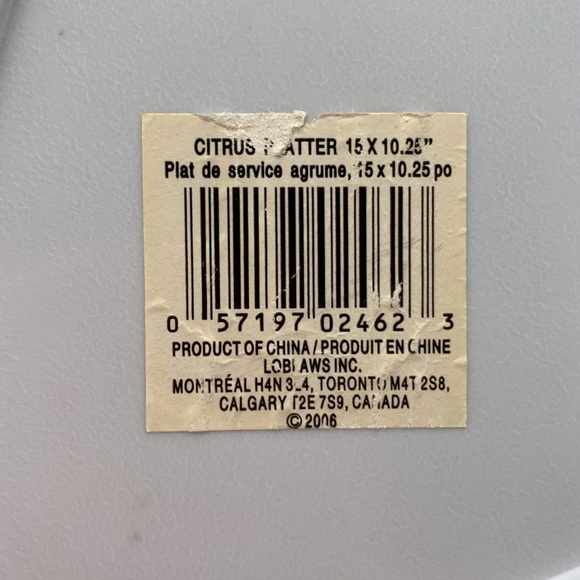 Vintage Lime Platter Mela-Ware 15”x101/4” - Picture 3 of 5